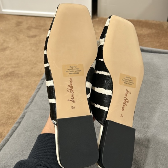 Sam Edelman brand new in box Lavina, Zebra Brahma size 8 1/2 - Picture 5 of 8